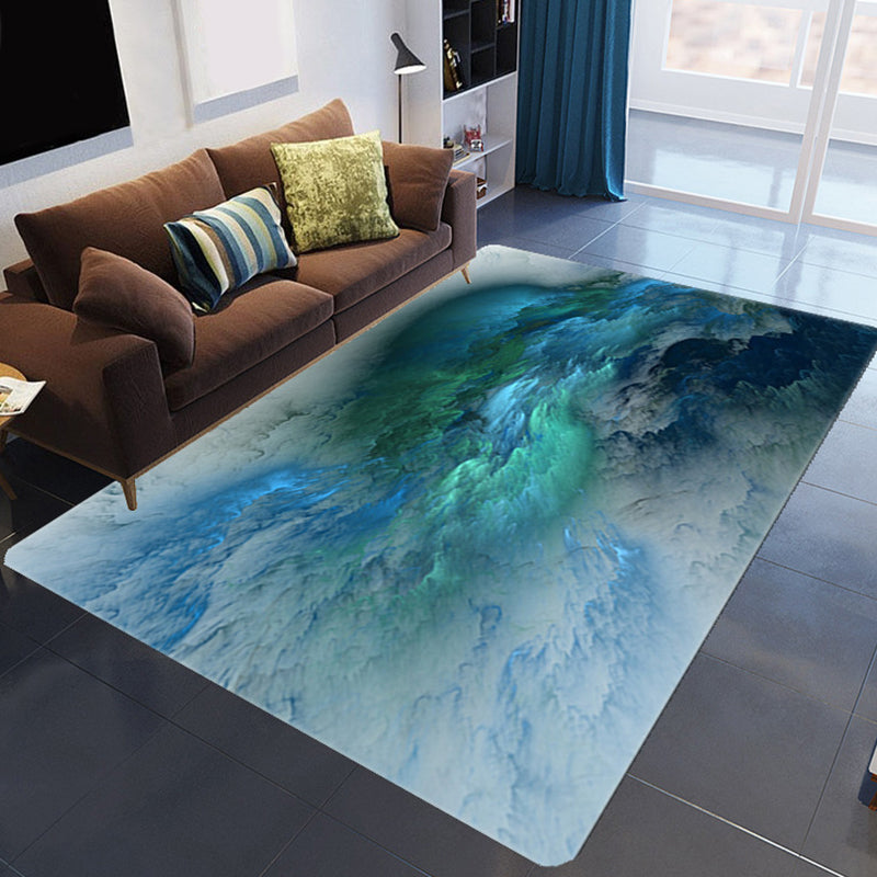 Colorful 3D Cloud Area Rug Soft Non Slip Living Room