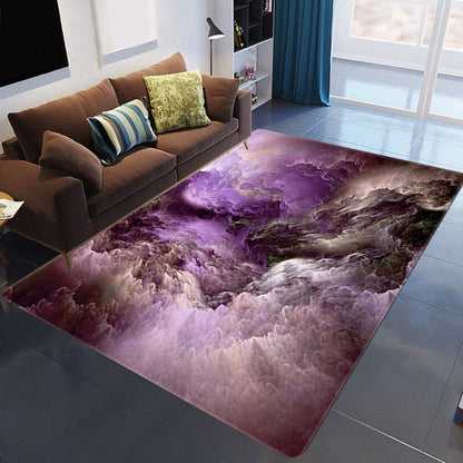 Colorful 3D Cloud Area Rug Soft Non Slip Living Room