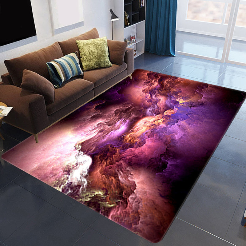 Colorful 3D Cloud Area Rug Soft Non Slip Living Room