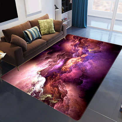 Colorful 3D Cloud Area Rug Soft Non Slip Living Room