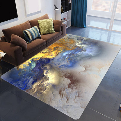Colorful 3D Cloud Area Rug Soft Non Slip Living Room