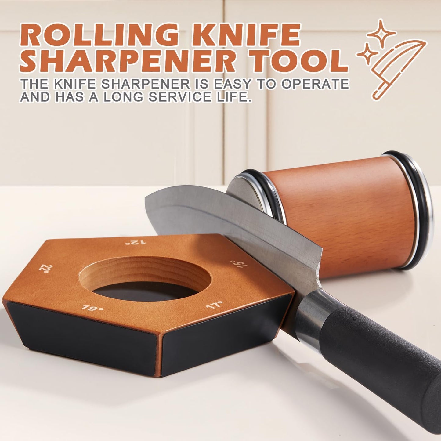 Easy Use Diamond Stone Knife Sharpener