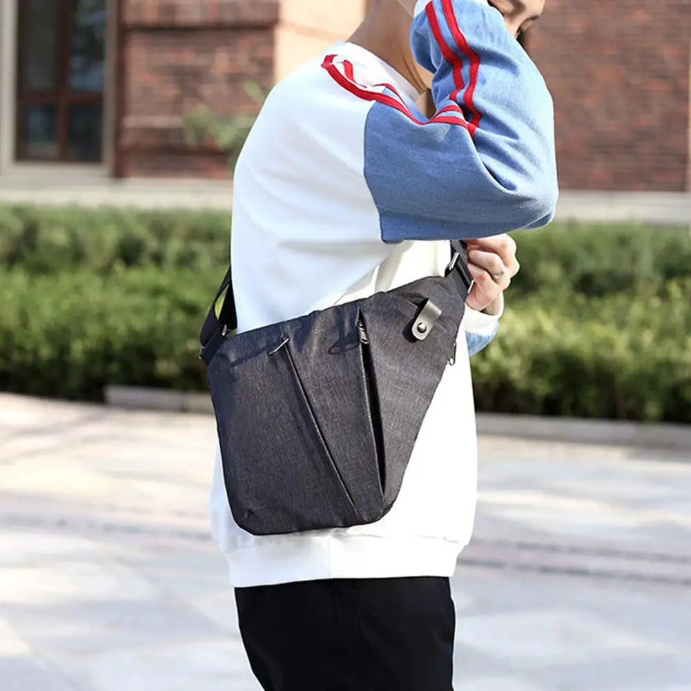 Secure Water-Resistant Mens Crossbody Bag