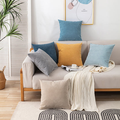 Waterproof Faux Fur Sofa Blanket with Decorative Trim