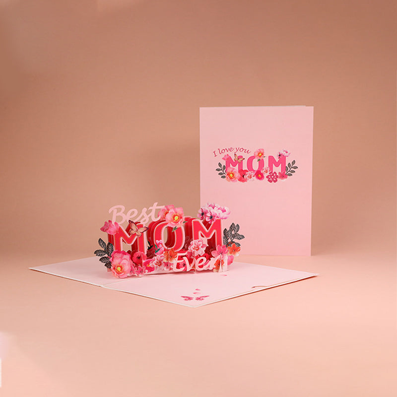 Beautiful 3D Flower Pop Up Card for Mom