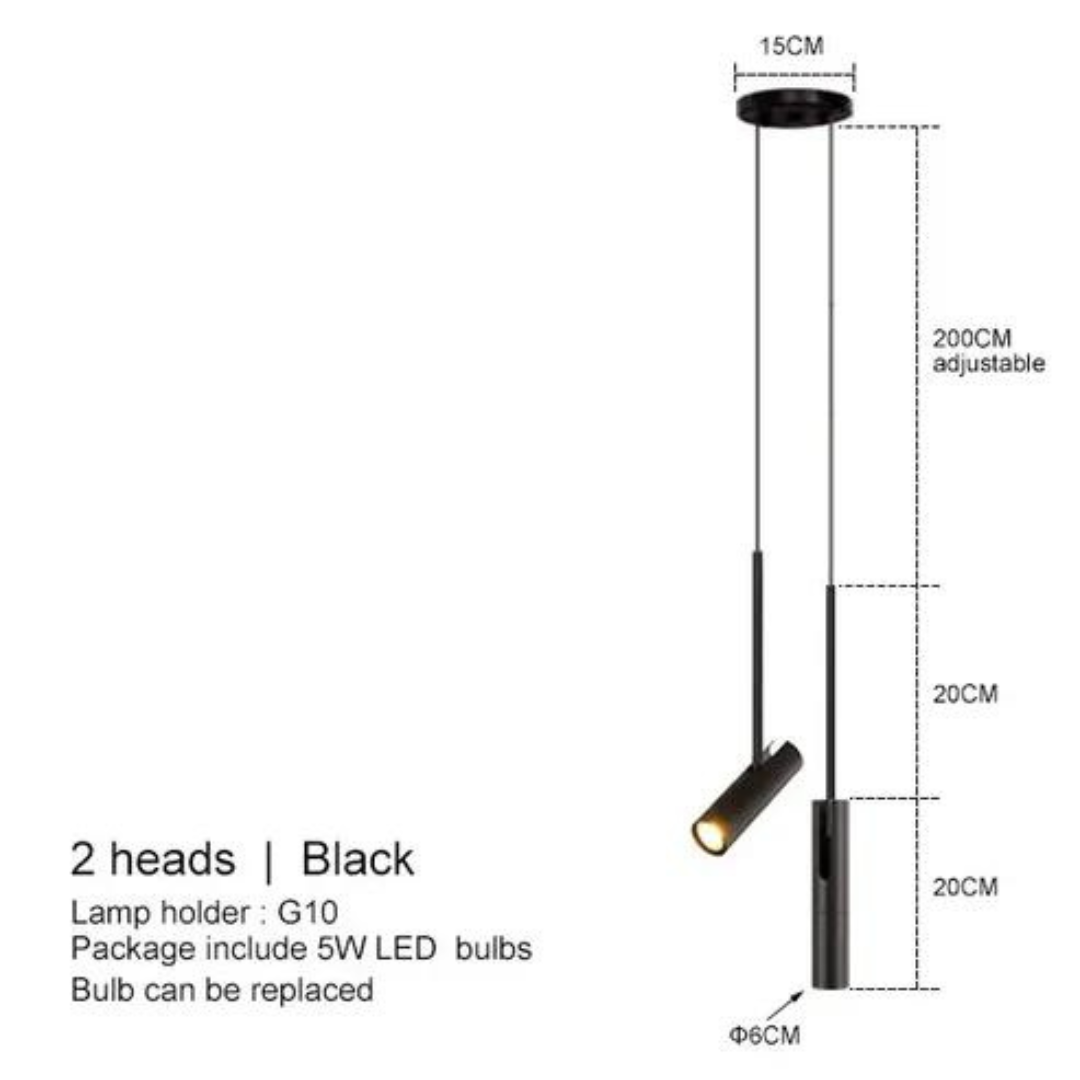 Stylish LED Hanging Lamp for Cozy Bedrooms