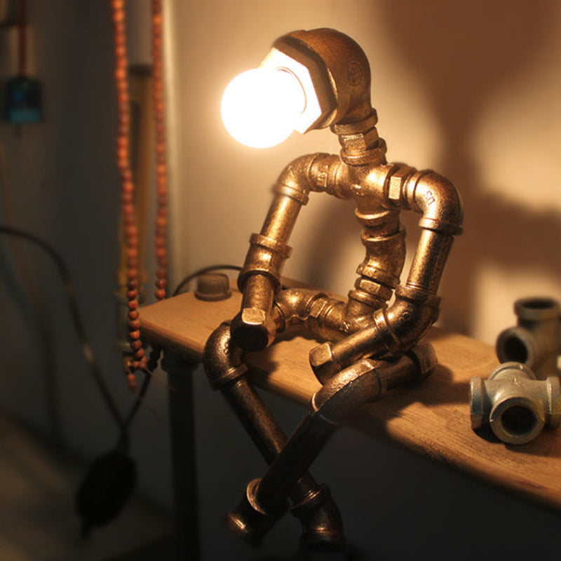 Fun Metal Table Lamp Robot Shine - Halri