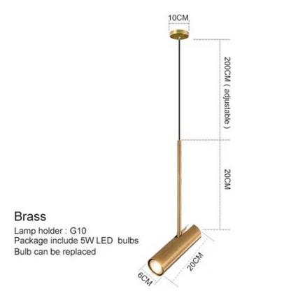 Stylish LED Hanging Lamp for Cozy Bedrooms