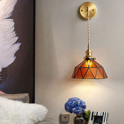 Calming Ocean Wave Glass Table Lamp