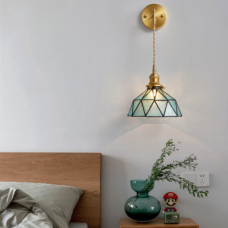 Calming Ocean Wave Glass Table Lamp