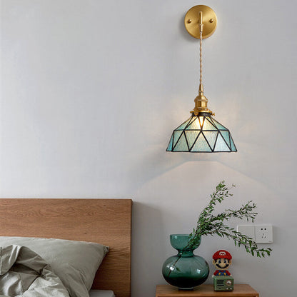 Calming Ocean Wave Glass Table Lamp