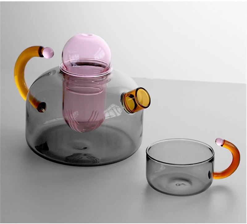 Classic Ceramic Teapot and Cup Set