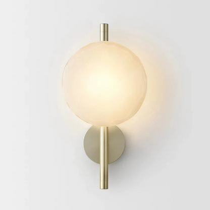Sleek Glass Panel Wall Light