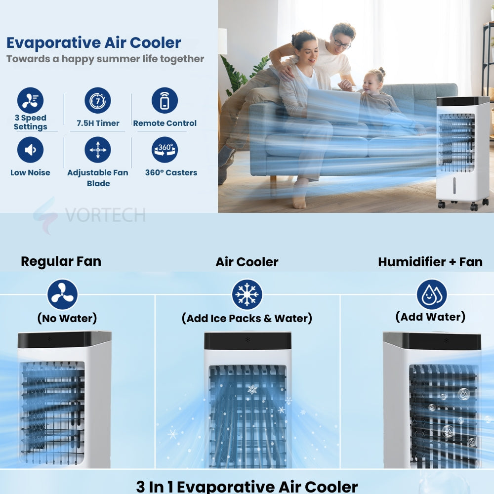 Compact Remote Control Air Conditioner for Small Rooms