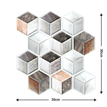 Sticky 3D Wall Tiles