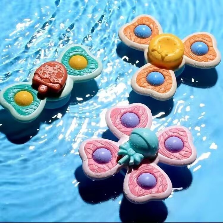 Colorful Kids Suction Spinner Toy