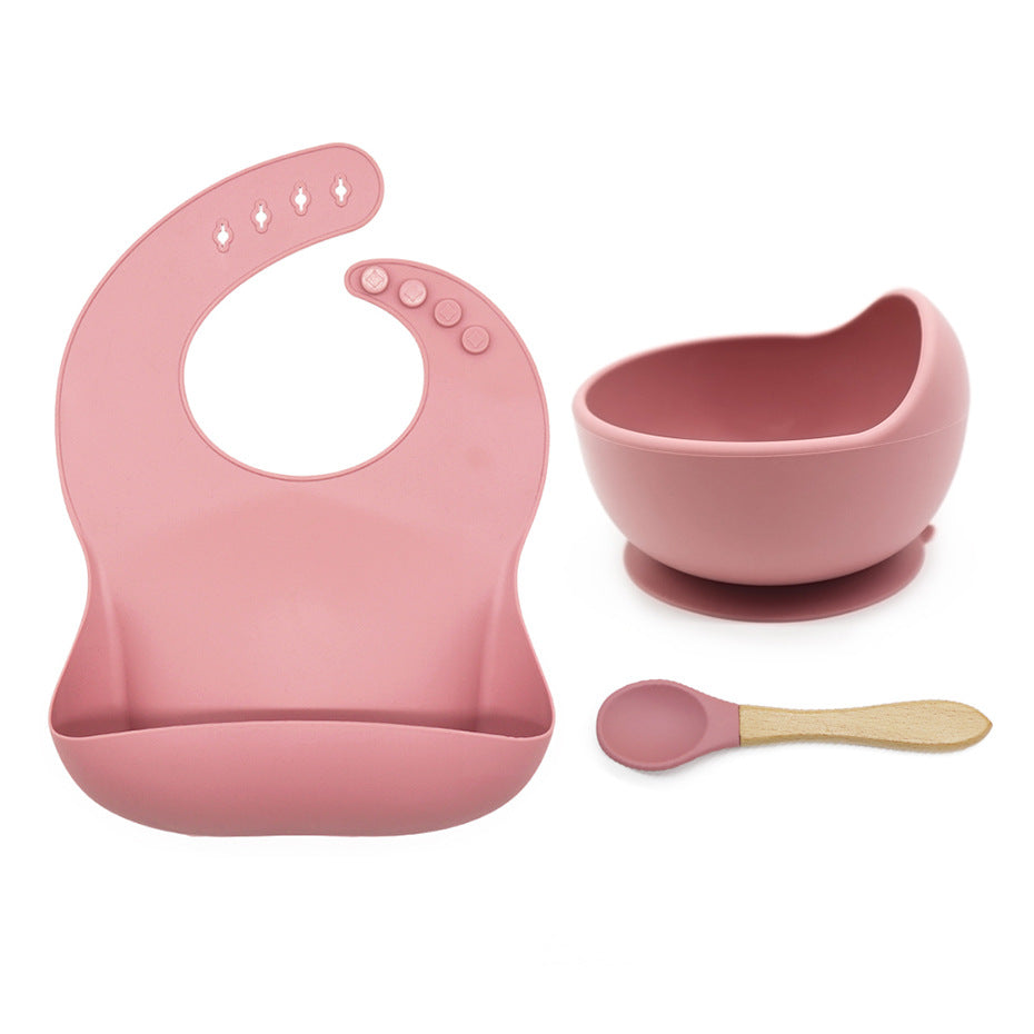 Soft Baby Silicone Feeding Bowl Set