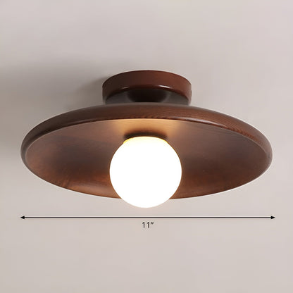 Rustic Wood LED Pendant Light - Halri
