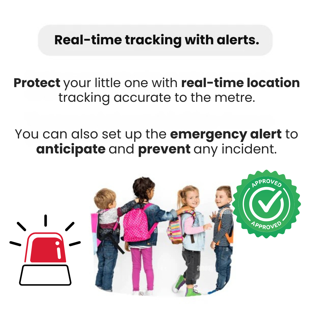 Child GPS Tracker Device with Alerts