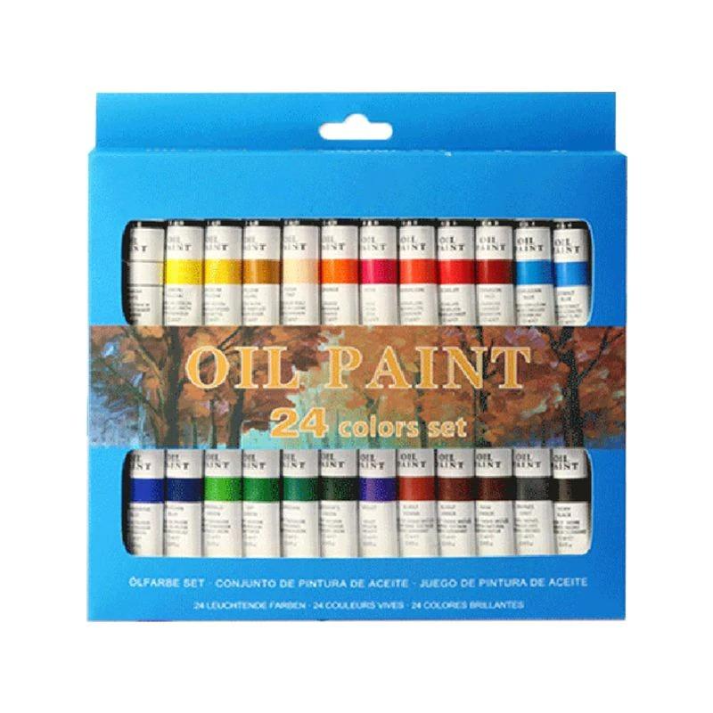 Premium Artist 24 Color Oil Painting Set - Halri
