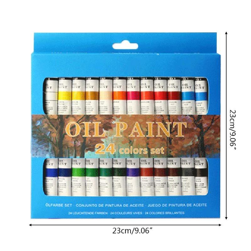 Premium Artist 24 Color Oil Painting Set