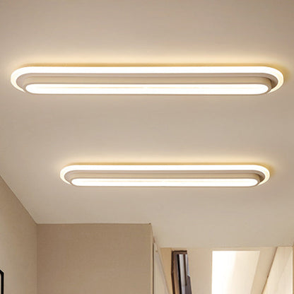 Sleek Modern Black White LED Lamp - Halri