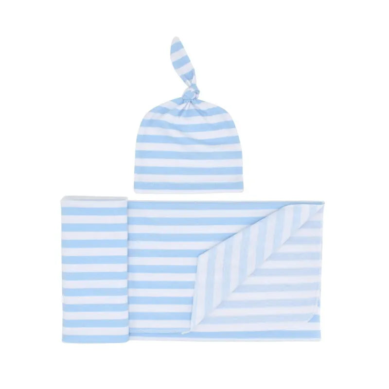 Cozy Baby Swaddle Set with Hat – Gentle Infant Wrap Blanket - Halri