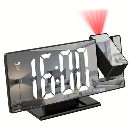 Compact LED Digital Alarm Clock with Temperature Display - Halri