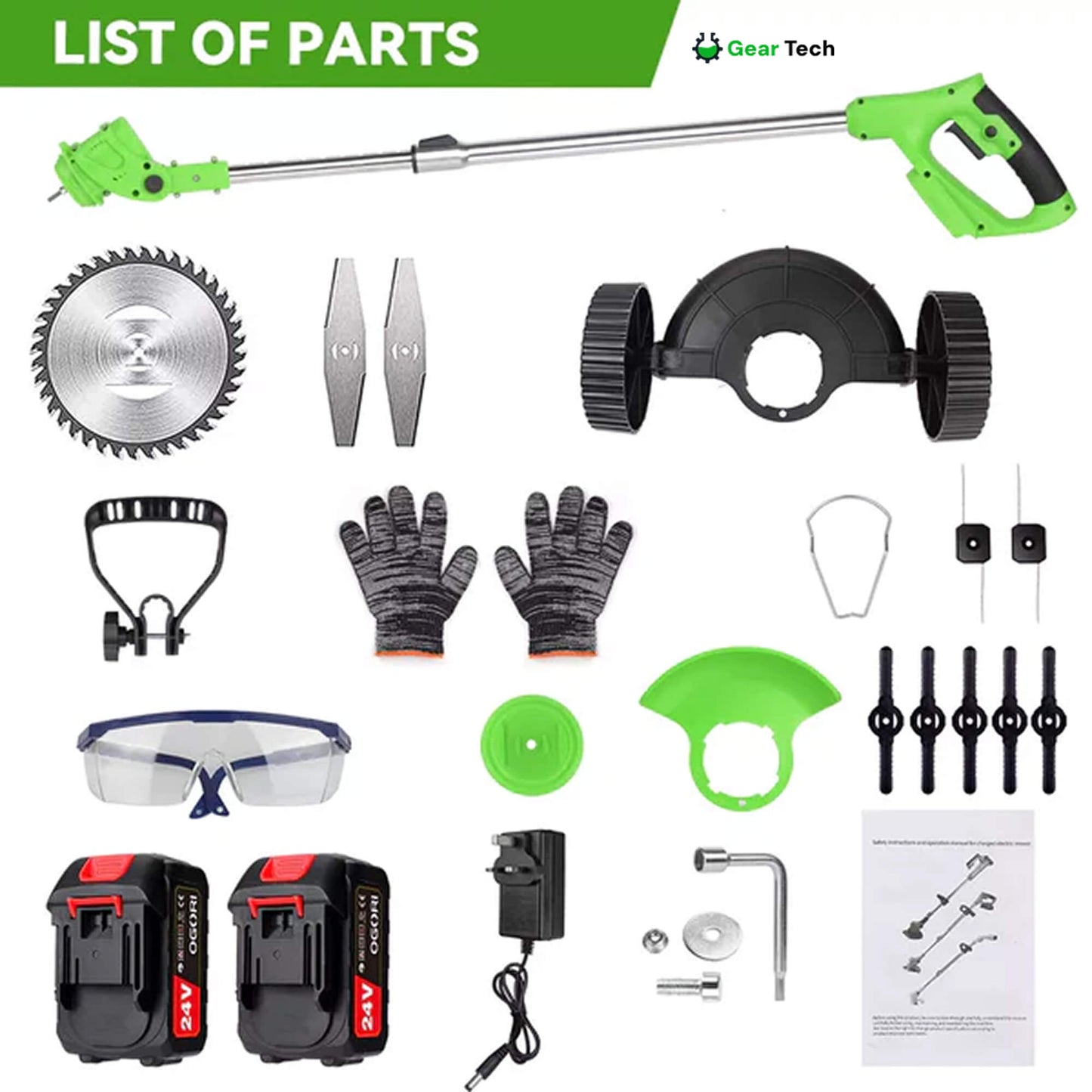 Portable Multi Tool Garden Trimmer with Adjustable Handle