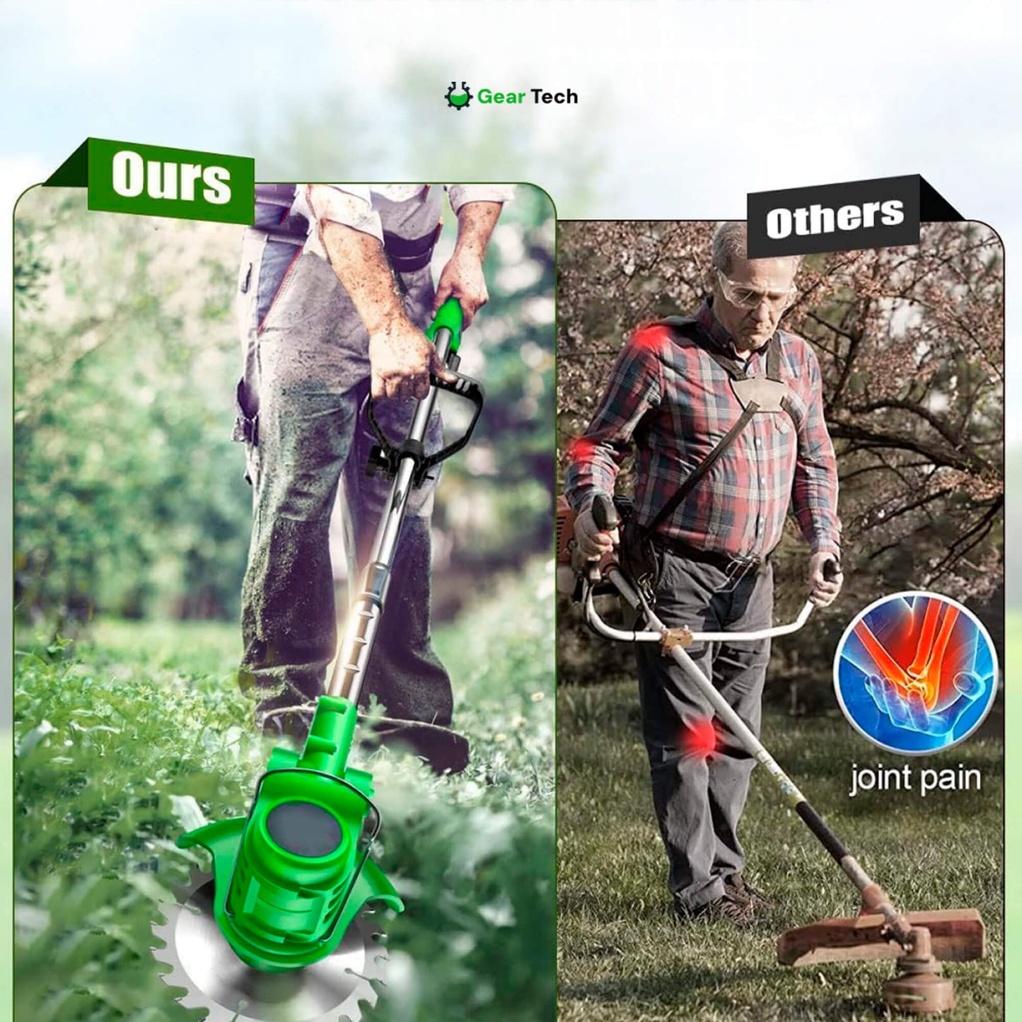 Portable Multi Tool Garden Trimmer with Adjustable Handle