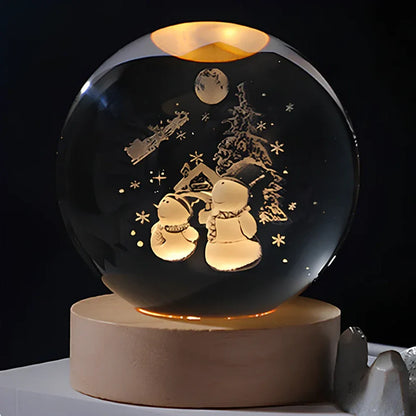 Sparkling Glass Crystal Orb