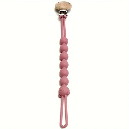 Soft Bear Baby Pacifier Clip Chain