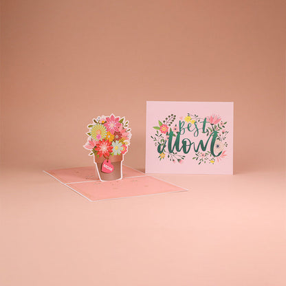 Beautiful 3D Flower Pop Up Card for Mom