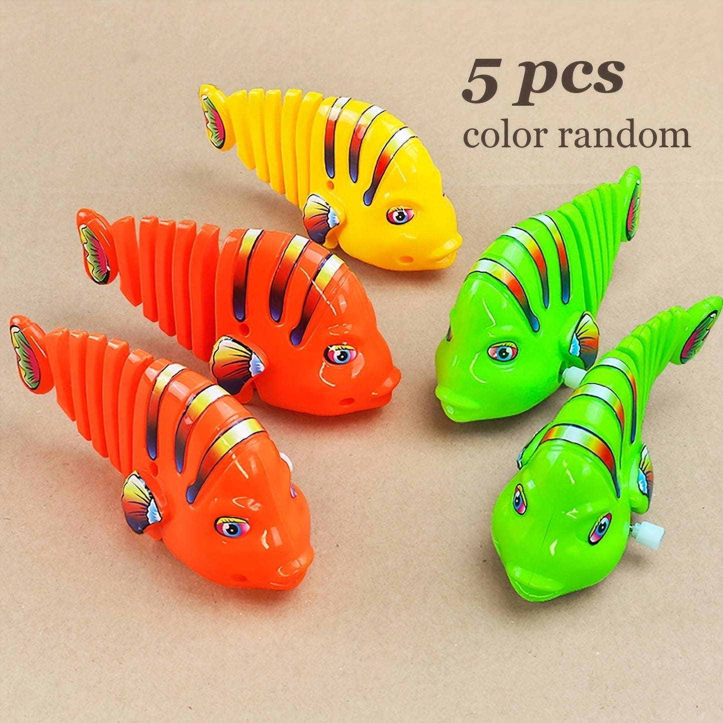 Colorful Swimming Fish Wind Up Toy