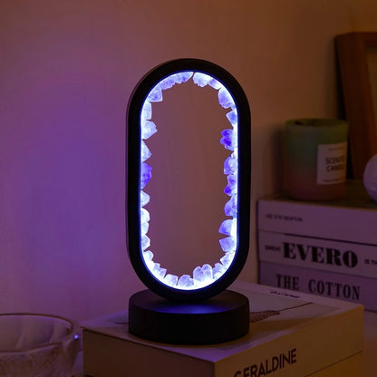 Purple Gemstone Soft Glow Table Light
