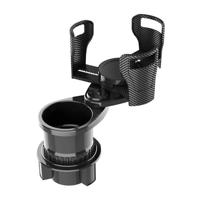 Rotating Car Cup Holder for Two Drinks