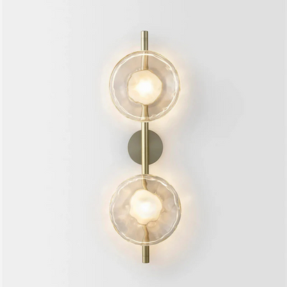 Sleek Glass Panel Wall Light