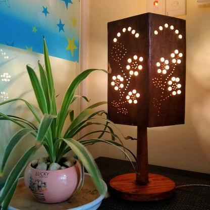 Wooden Table Bedside Lamp - Halri