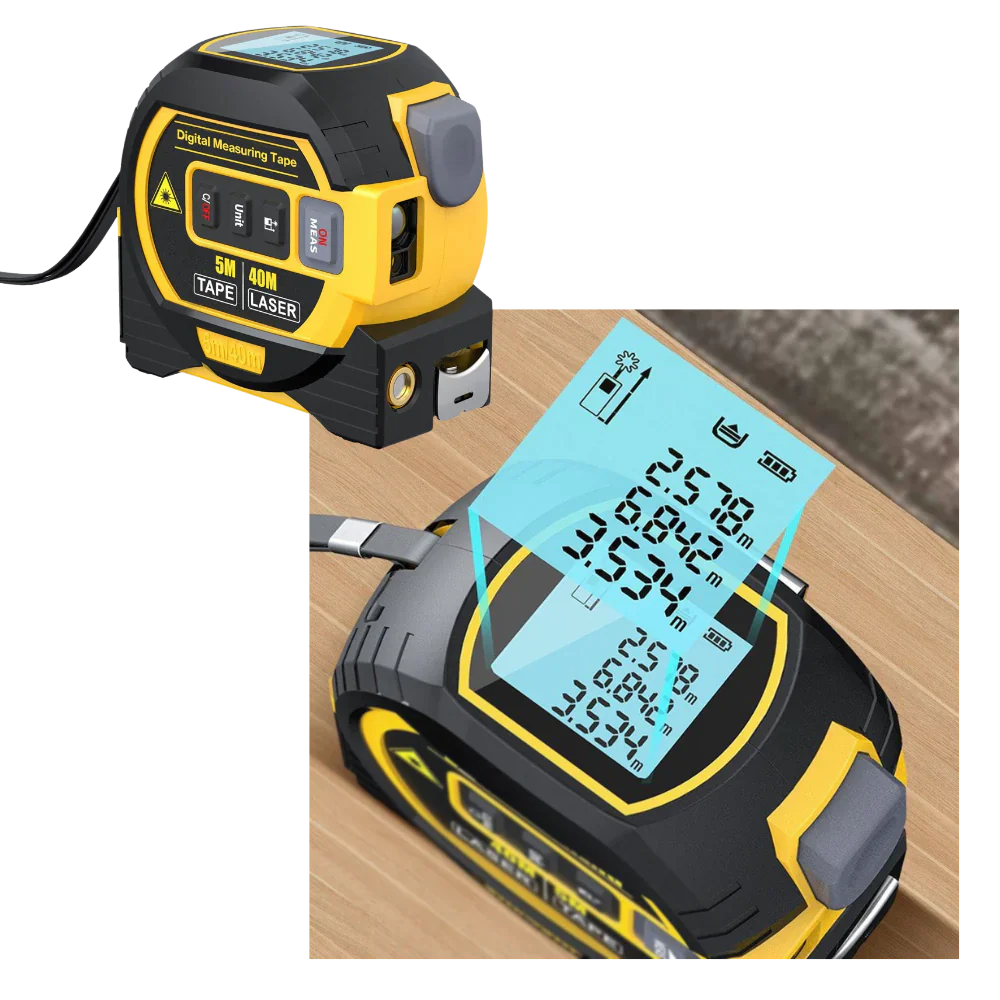 Multi-Function Digital Measuring Tape Tool