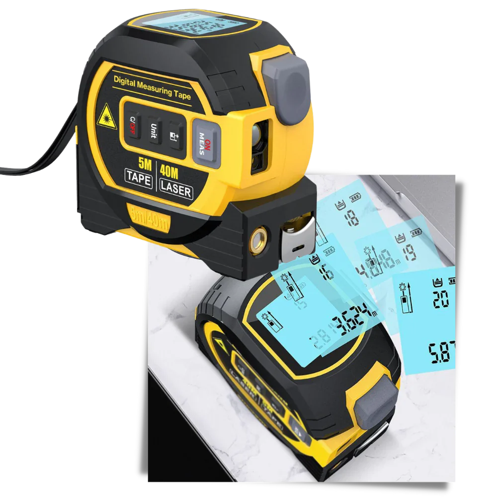 Multi-Function Digital Measuring Tape Tool