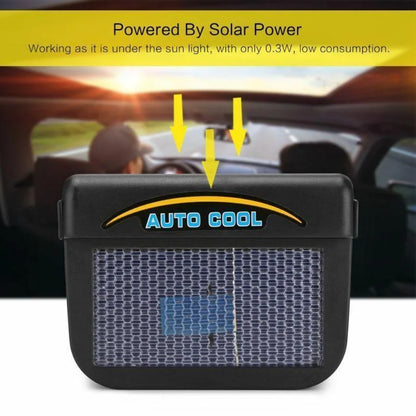 Portable Auto Sun Powered Window Vent Fan