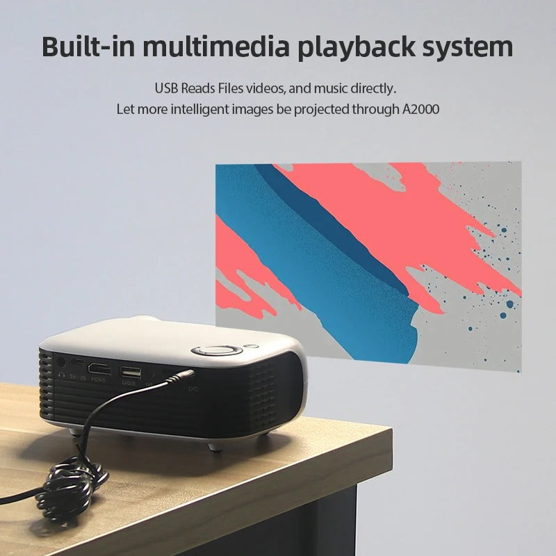 Compact Small LED Handheld Projector