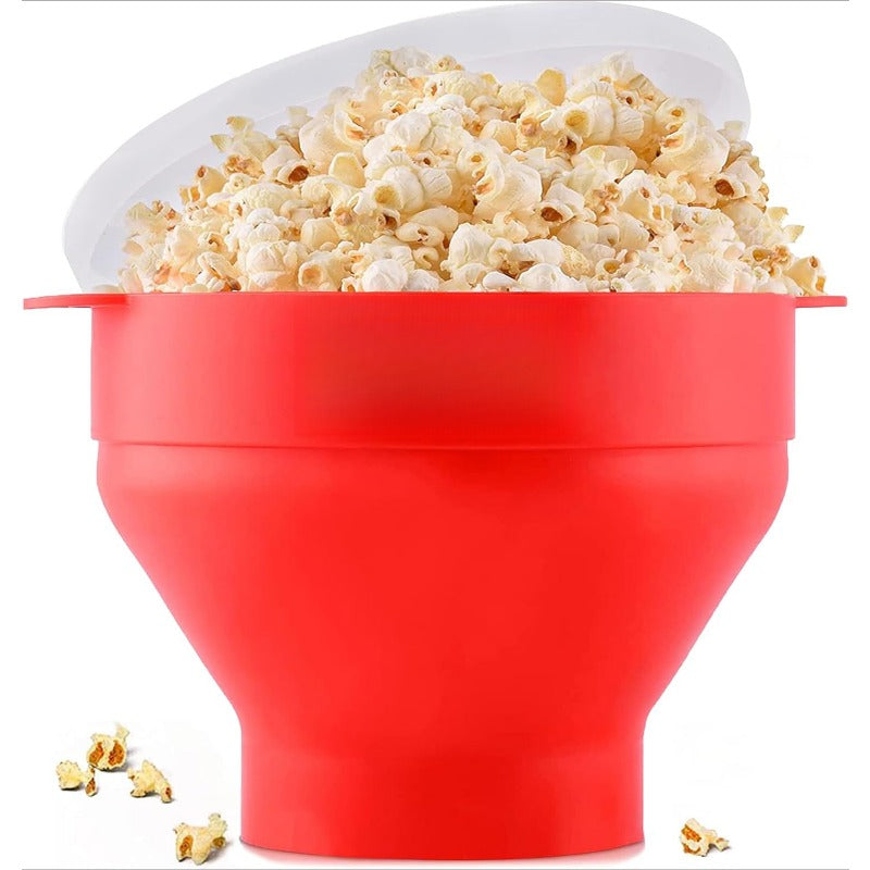 Compact Easy Microwave Popcorn Maker