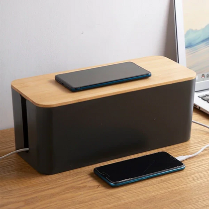 Cable Storage Box for Organized Cord Control - Halri