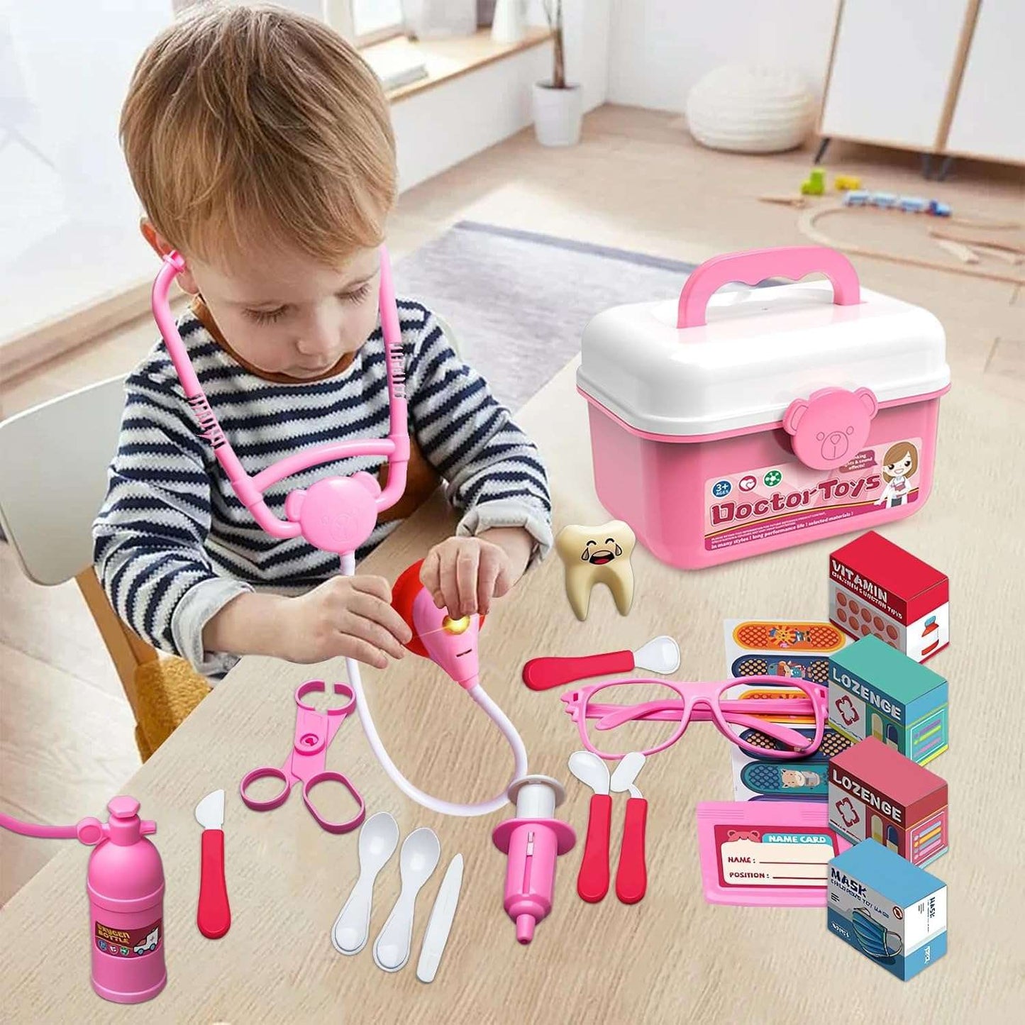 Fun Doctor Dentist Playset with Lights and Sounds - Halri