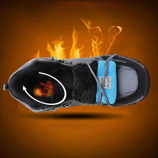 Warm Waterproof Men's Trekking Boots - Halri