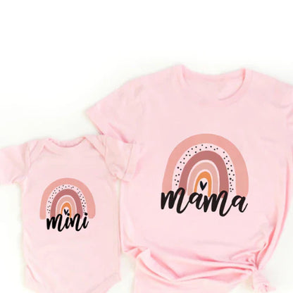 Colorful Mommy & Me Rainbow Tee Set - Halri