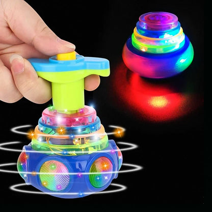 Fun Music Spin Top Toy with Launcher - Halri