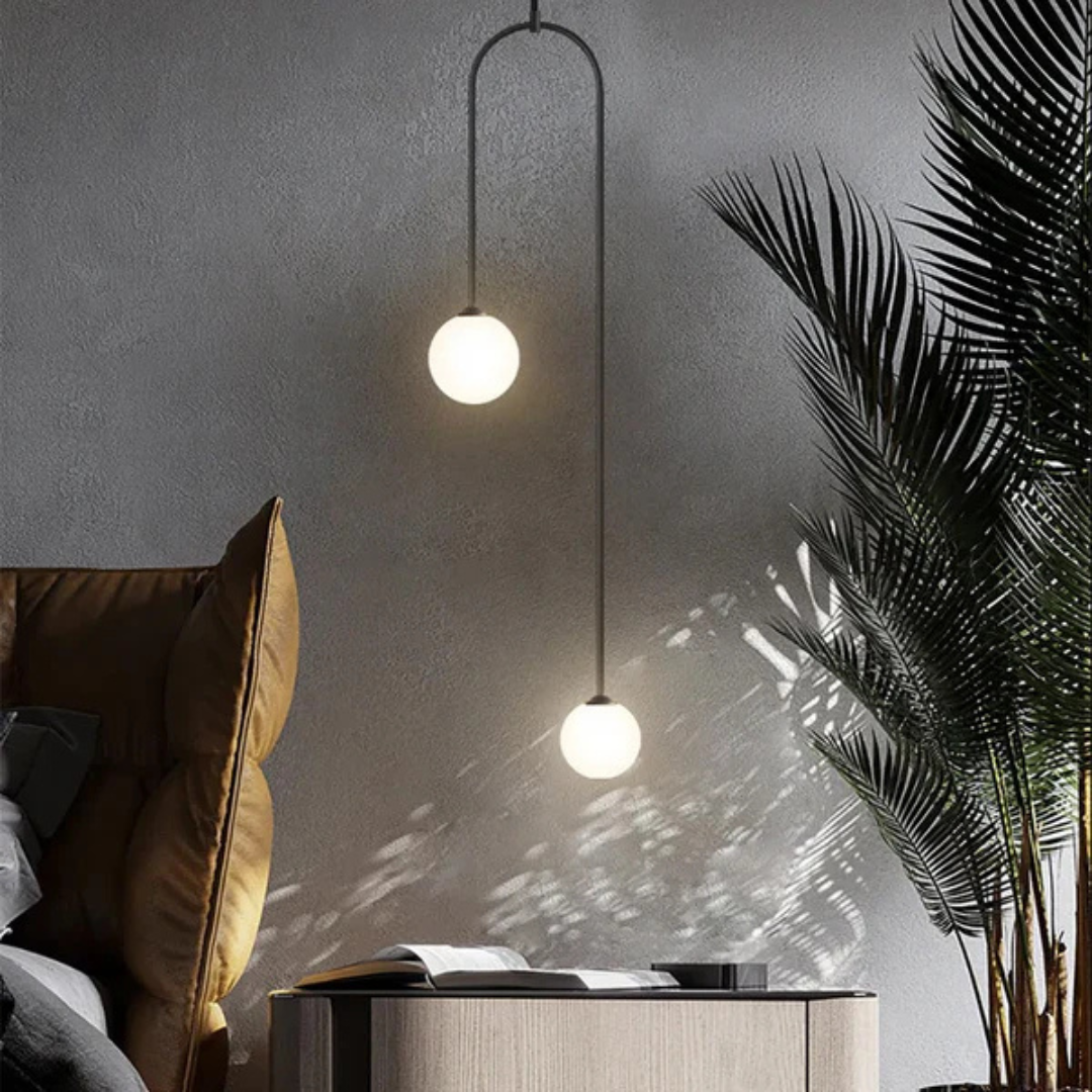 Elegant Glass Hanging Light Fixture