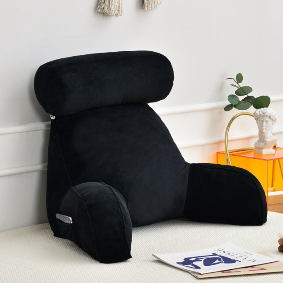 Comfortable Support Pillow with Arms and Adjustable Headrest